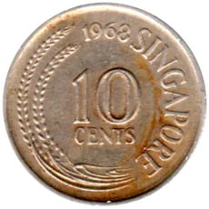 Preview 10 cents, 1968 reverse
