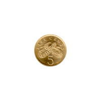 Preview 5 cents, 1990 reverse