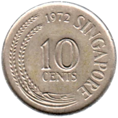 Preview 10 cents, 1972 reverse
