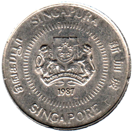 10 cents, 1987 Obverse