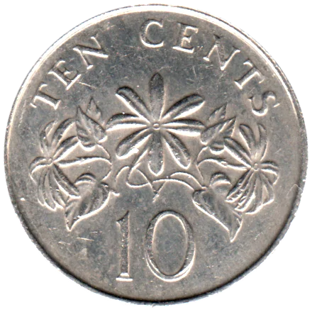 10 cents, 1987 Reverse