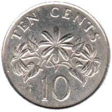Preview 10 cents, 1987 reverse