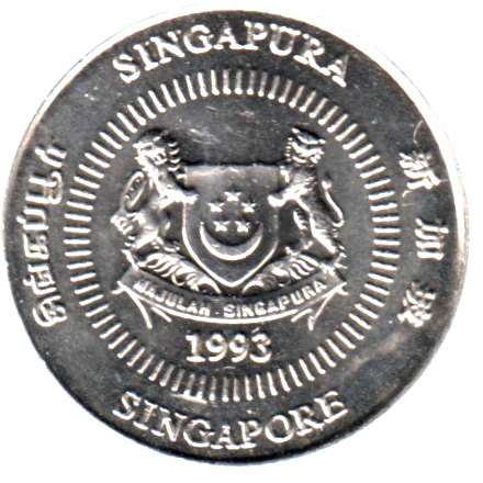 10 cents, 1993 Obverse