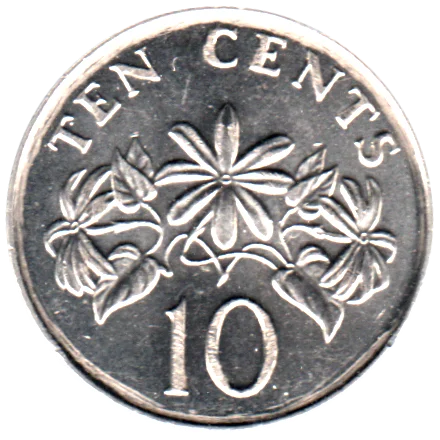 10 cents, 1993 Reverse