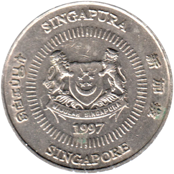 50 cents, 1997 Obverse