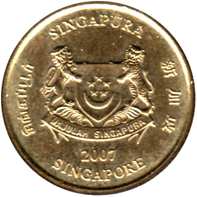 5 cents, 2007 Obverse
