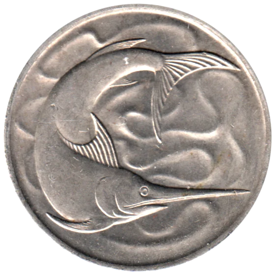 20 cents, 1967 Obverse