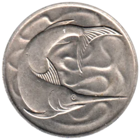 Preview 20 cents, 1967 obverse