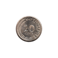 Preview 20 cents, 1967 reverse