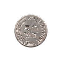 Preview 50 cents, 1976 reverse