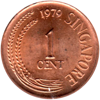 1 cent, 1979 Reverse