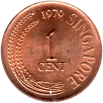 Preview 1 cent, 1979 reverse