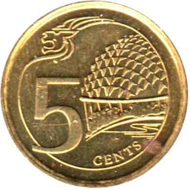 Preview 5 cents, 2014 reverse