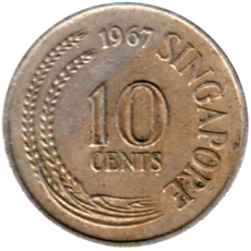 Preview 10 cents, 1967 reverse