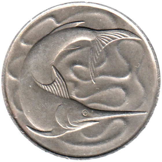 20 cents, 1976 Obverse