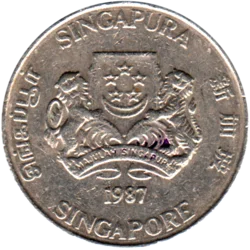 Preview 20 cents, 1987 obverse