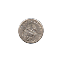 Preview 20 cents, 1987 reverse