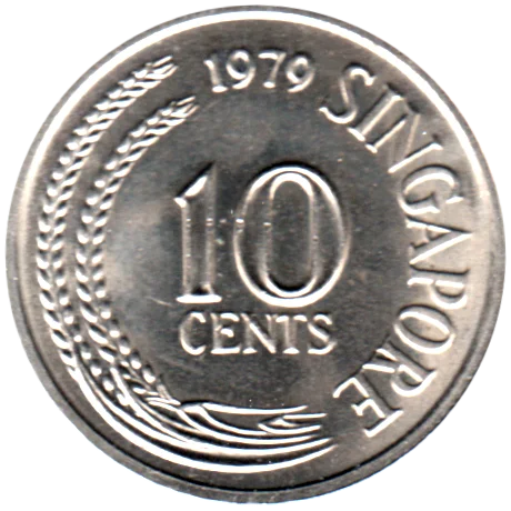 10 cents, 1979 Reverse