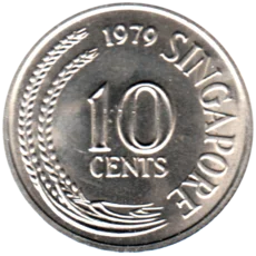 Preview 10 cents, 1979 reverse