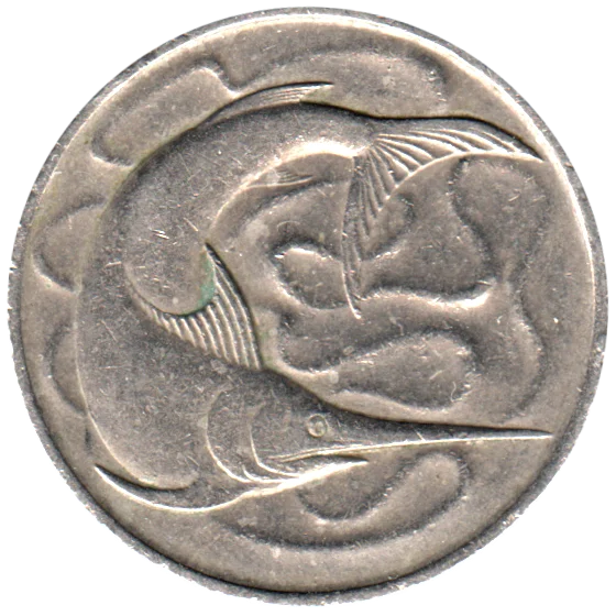 20 cents, 1969 Obverse