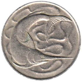Preview 20 cents, 1969 obverse
