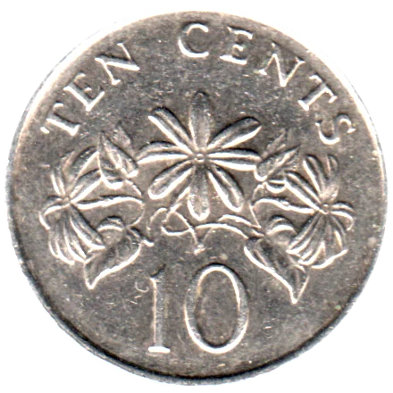 10 cents, 1990 Reverse