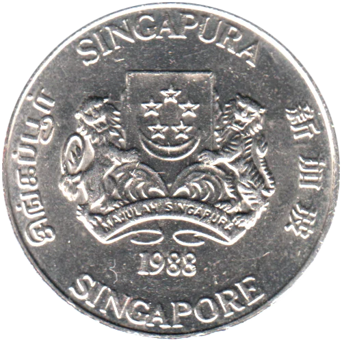 20 cents, 1988 Obverse