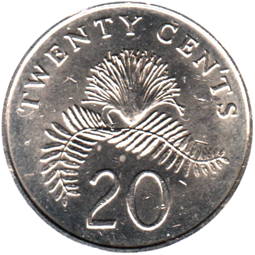 20 cents, 1988 Reverse