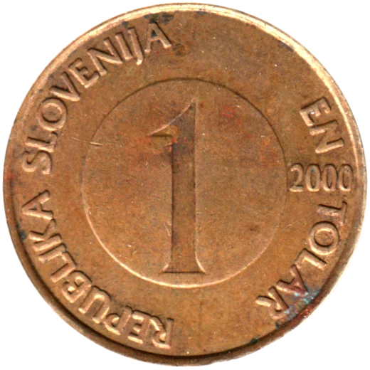 1 Tolar, 2000 Reverse