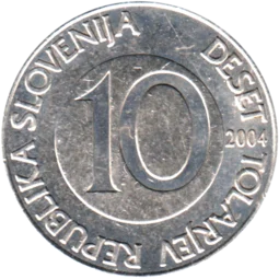 Preview 10 Tolarjev, 2004 reverse