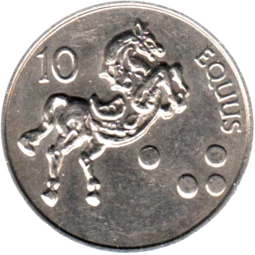 Preview 10 Tolarjev, 2000 obverse
