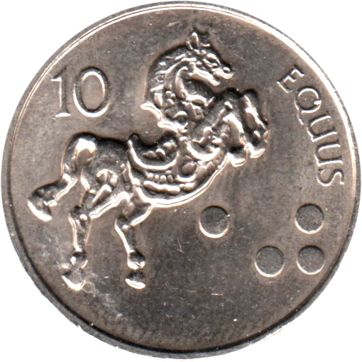 10 Tolarjev, 2001 Obverse