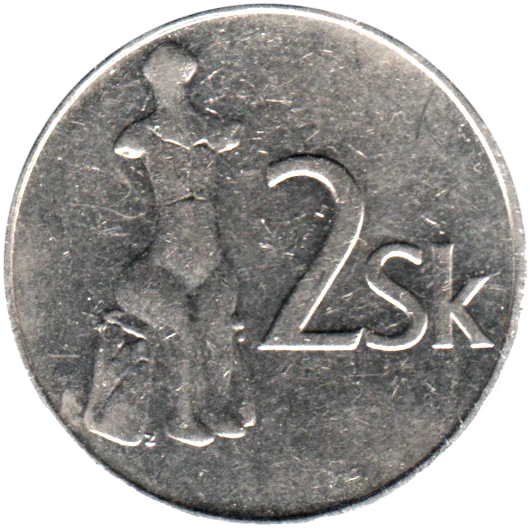 2 Korún, 1995 Reverse