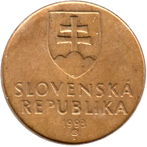 1 Koruna, 1993 Obverse