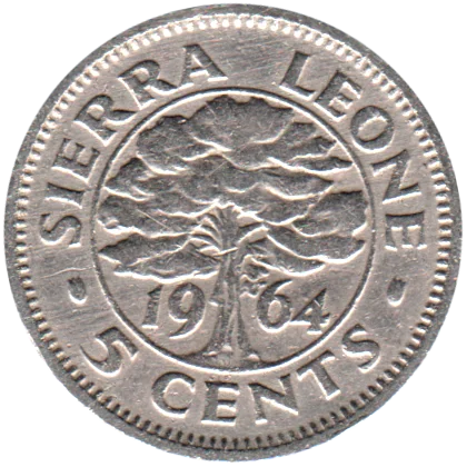 5 cents, 1964 Reverse