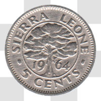 Preview 5 cents, 1964 reverse