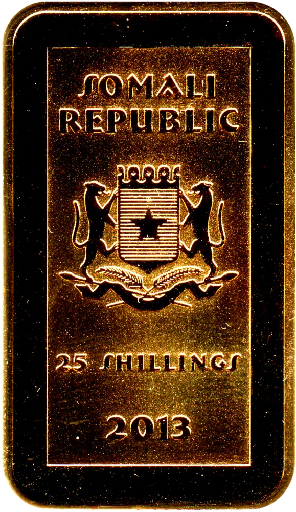 25 Shillings, 2013 Reverse