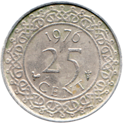 25 cents, 1976 Reverse