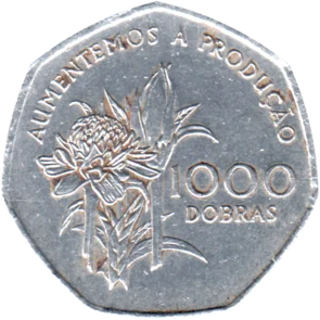 Preview 1000 Dobras, 1997 reverse