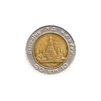 Preview 10 Baht, ๒๕๔๙ (2006) reverse
