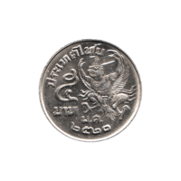 Preview 5 Baht, ๒๕๒๐ (1977) reverse