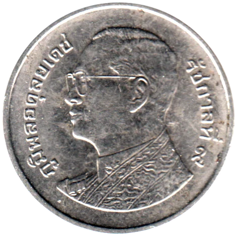 1 Baht, ๒๕๕๒ (2009) Obverse