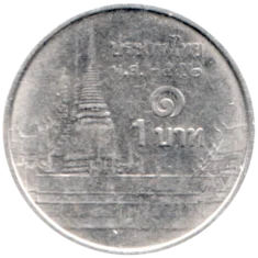 Preview 1 Baht, ๒๕๕๒ (2009) reverse