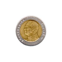 Preview 10 Baht, ๒๕๕๕ (2012) obverse