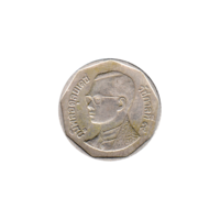 Preview 5 Baht, ๒๕๓๒ (1989) obverse