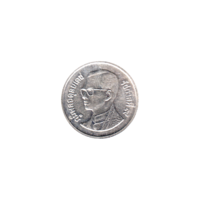 Preview 1 Baht, ๒๕๔๓ (2000) obverse