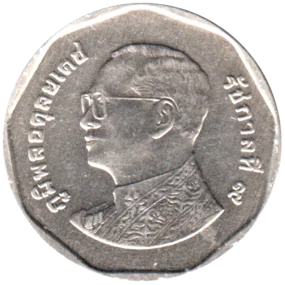 Preview 5 Baht, ๒๕๕๔ (2011) obverse