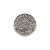 Preview 5 Baht, ๒๕๕๔ (2011) reverse