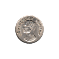 Preview 1 Baht, ๒๕๑๗ (1974) obverse
