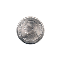 Preview 5 Baht, ๒๕๕๗ (2014) obverse